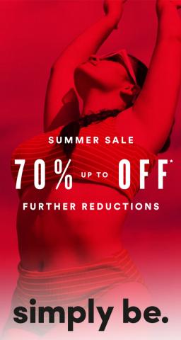 Clothes, Shoes & Accessories offers in Redditch | SUMMER SALE in Simply Be | 04/08/2022 - 18/08/2022