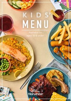 Restaurants offers in the Harvester catalogue ( More than a month)