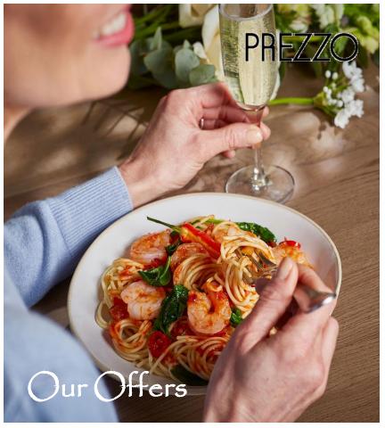 Restaurants offers in Mansfield | Our Offers in Prezzo | 20/04/2022 - 31/12/2022