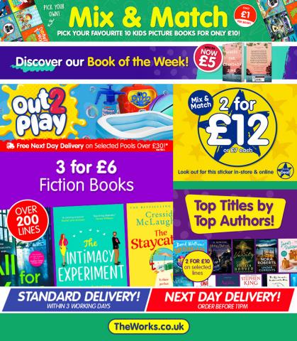 Toys & Babies offers in Barnsley | 10 for £10 Kids Picture Books in The Works | 22/07/2022 - 07/08/2022