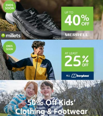 Millets catalogue in London | Up To 40% Off Merrell | 12/05/2022 - 18/05/2022
