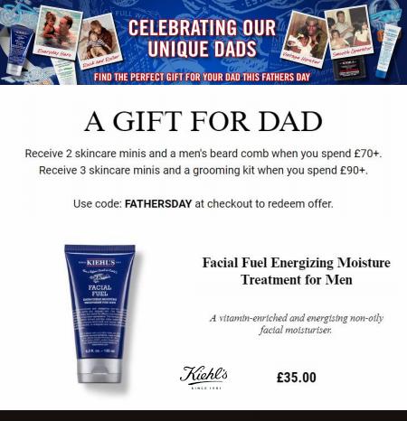 Kiehl's catalogue in Solihull | Father's Day Gifts | 06/06/2022 - 19/06/2022
