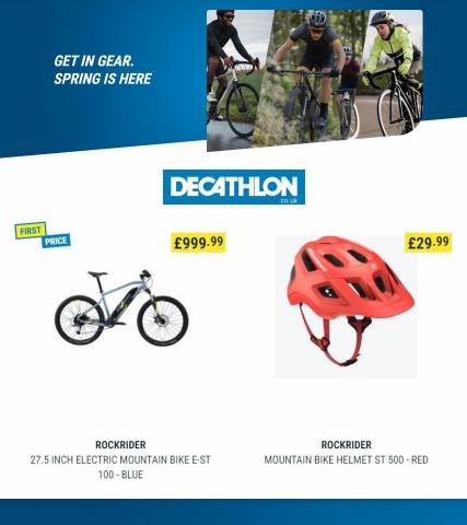 Sport offers in Liverpool | Step Into Spring - Cycling Specials in Decathlon | 18/05/2022 - 24/05/2022