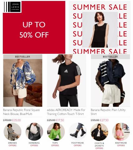 Department Stores offers in Southwark | Up to 50% off Womenswear in John Lewis | 23/06/2022 - 30/06/2022