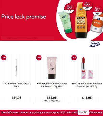 Pharmacy, Perfume & Beauty offers in Cardiff | Price Lock Offers  in Boots | 25/06/2022 - 03/07/2022