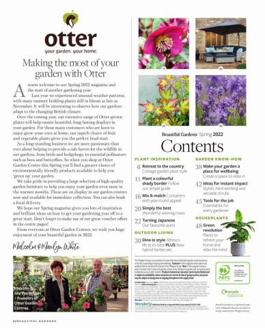 Otter Nurseries catalogue | Spring 2022 | 09/03/2022 - 08/06/2022