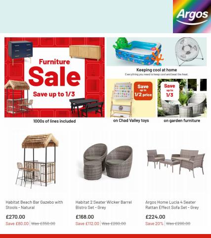 Department Stores offers in Solihull | Great prices on selected garden furniture in Argos | 26/06/2022 - 04/07/2022