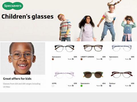Specsavers catalogue | Great offers for kids | 04/07/2022 - 18/07/2022
