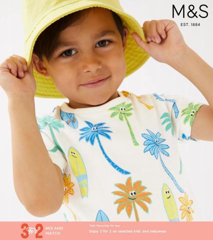 Department Stores offers in Birmingham | 3 For 2 On Kids' Clothing in Marks & Spencer | 19/05/2022 - 25/05/2022