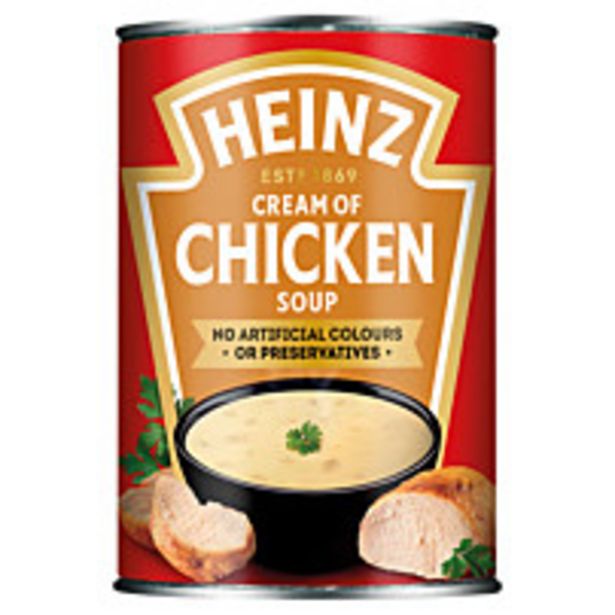 Heinz Classic Cream Of Chicken Soup 400g offer at £3