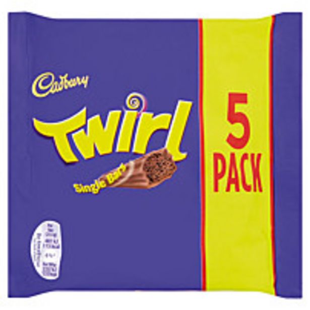 Cadbury Twirl 5pk offer at £1