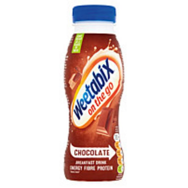 Weetabix On The Go Chocolate Breakfast Drink 250ml offer at £2