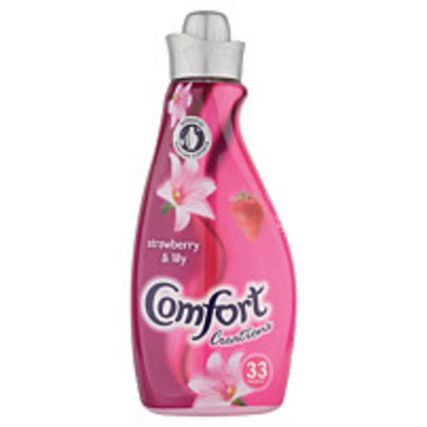 Comfort Strawberry And Lily Fabric Conditioner 1.16ltr offer at £2.5