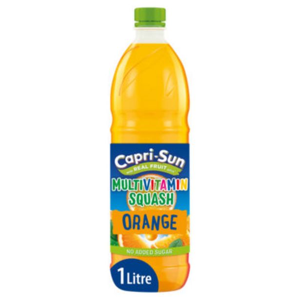 No Added Sugar Multivitamin Orange Squash offer at £1.49