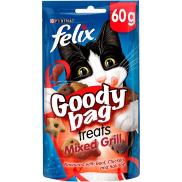 Goody Bag Cat Treats Mixed Grill offer at £1.1