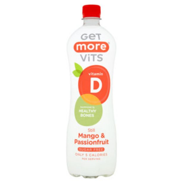 Vitamin D Sugar Free Still Mango & Passionfruit Drink offer at £1