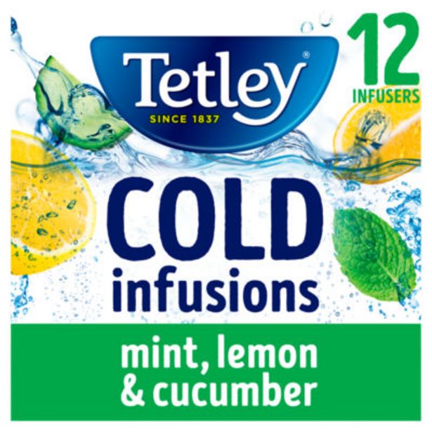 Cold Infusions Cucumber Mint & Lemon Teabags 12 Pack offer at £1.5