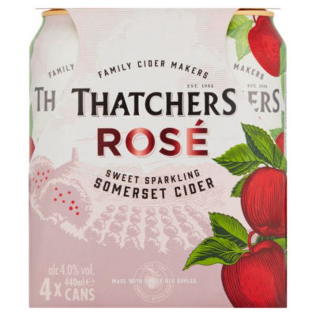 Rosé Cider offer at £5