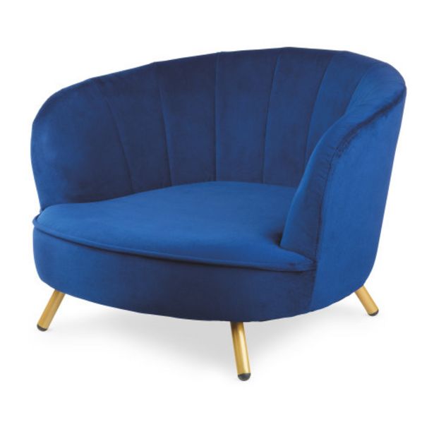 Royal Blue Scallop Pet Chair offer at £44.99