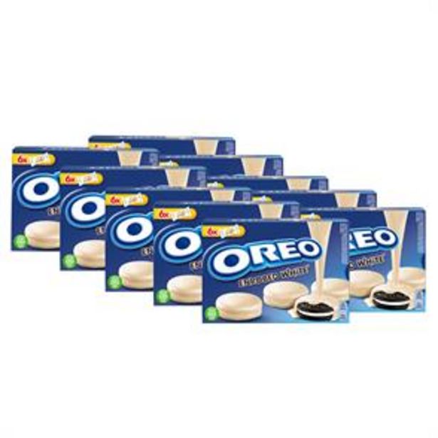 Oreo: Enrobed White Sandwich Biscuits (Case of 10 x 246g Pack) offer at £10
