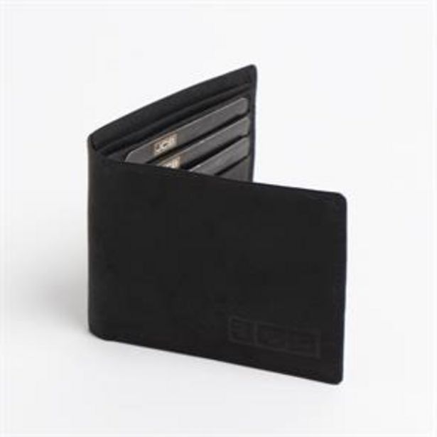 JCB: RFID Blocking Leather Wallet - Black offer at £4.99