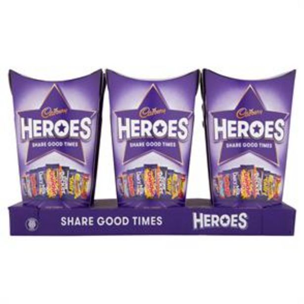 Cadbury Heroes 290g (6x) offer at £17.94