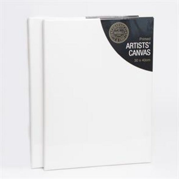Artists' Canvas 30 x 40cm (Pack of 12) offer at £15.48