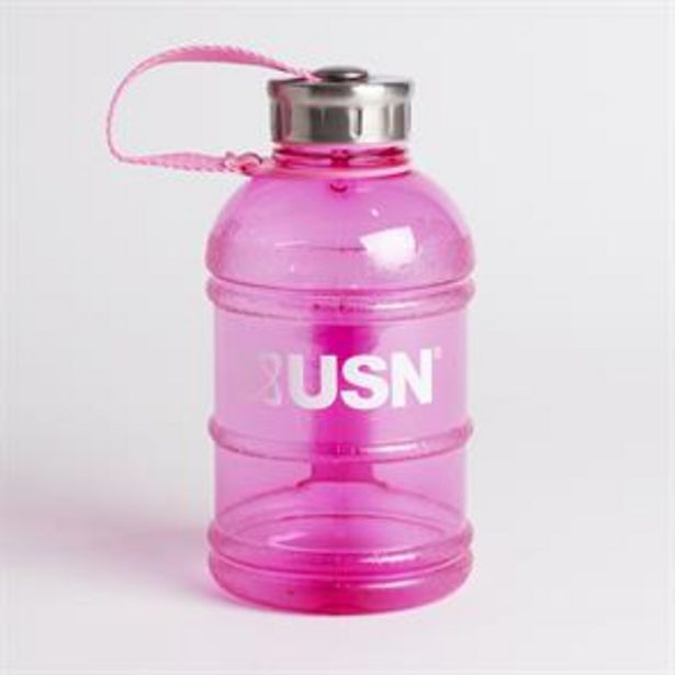 USN Small Water Bottle Jug 1 Litre - Pink offer at £3.99