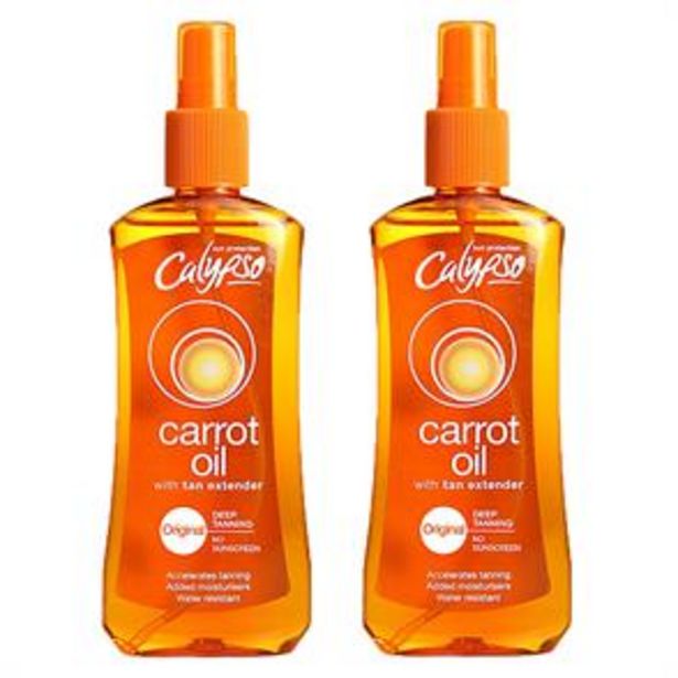 Calypso: Carrot Oil 200ml - Original (Case of 2) offer at £3.98