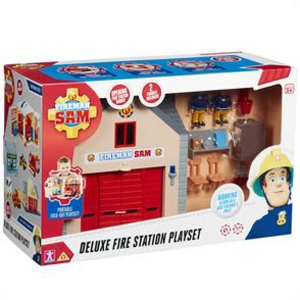 Fireman Sam: Deluxe Fire Station Playset offer at £19.99