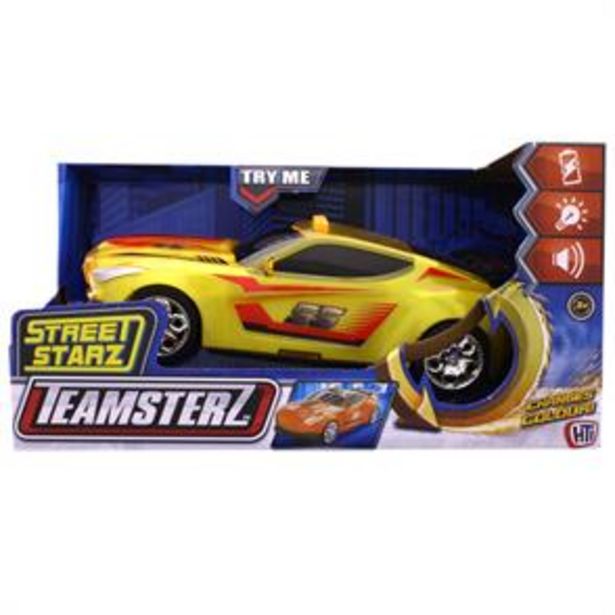 Teamsterz Street Starz Colour Change Car - Yellow offer at £9.99