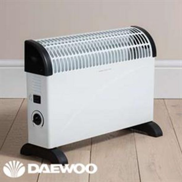 Daewoo 2000W Convector Heater offer at £16.99