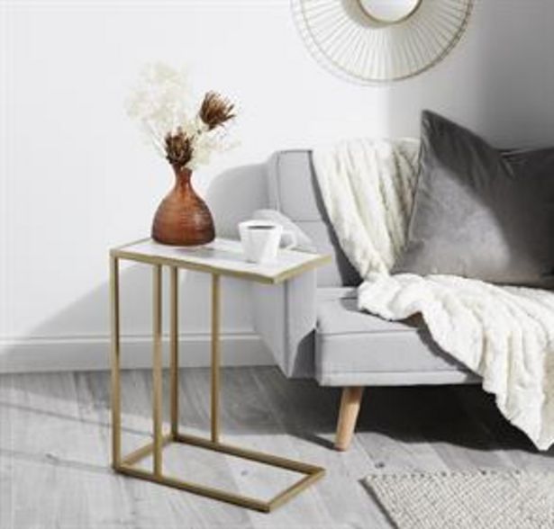 Home Collections: Multi Use Side Table - Gold offer at £14.99