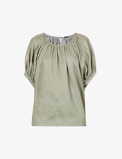 JOSEPH  Baidy ramie voile blouse offers at £135 in Selfridges