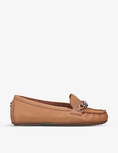 CARVELA COMFORT  Chain-embellished top-stitched suede moccasins offers at £69 in Selfridges