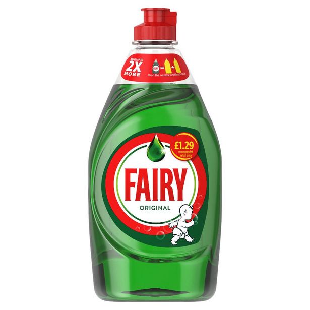 Fairy original washing up liquid offer at £1.29