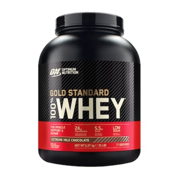 Optimum Nutrition Gold Standard 100% Whey Powder Extreme Milk Chocolate 908g offer at £28