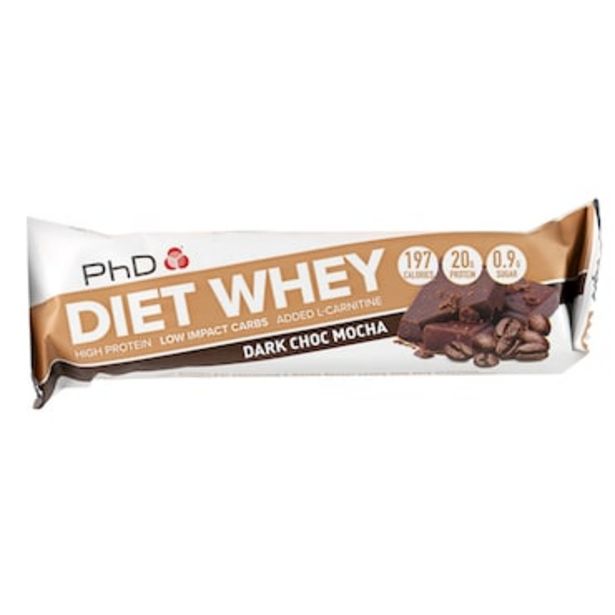 PhD Diet Whey Bar Dark Chocolate Mocha 65g offer at £2