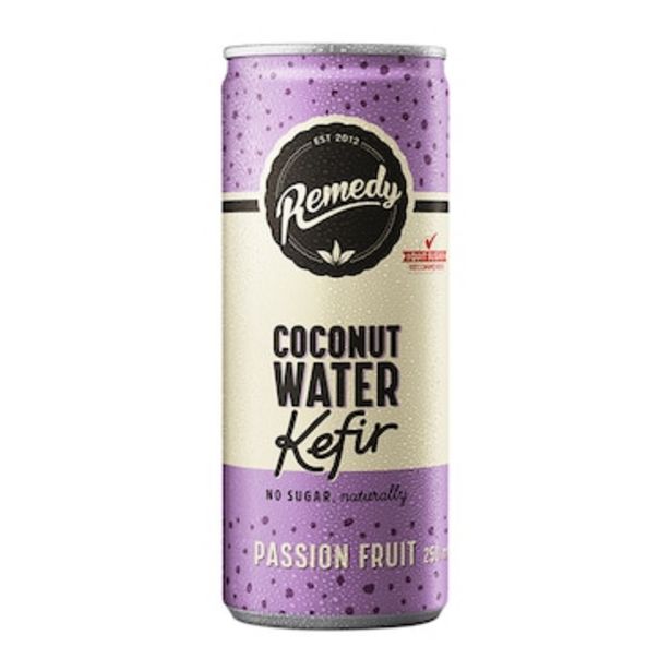 Remedy Coconut Water Kefir Passionfruit 250ml offer at £1