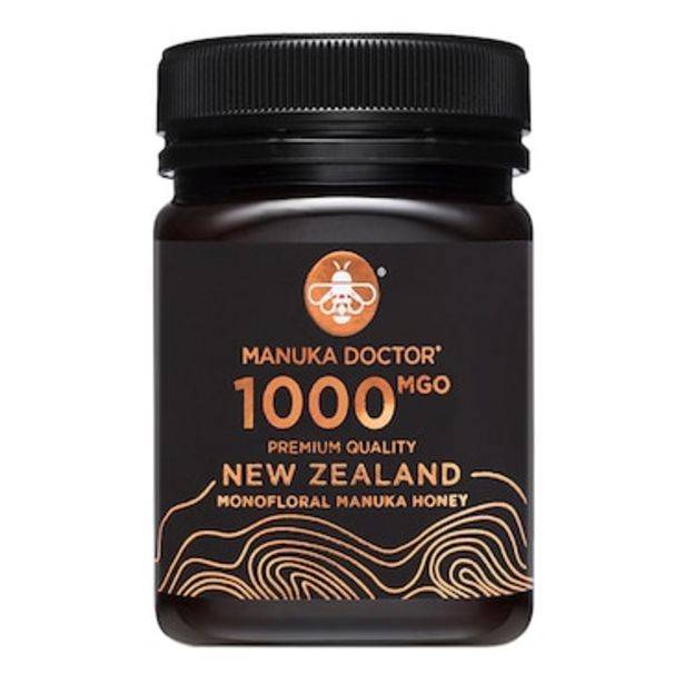 Manuka Doctor Monofloral Manuka Honey MGO 1000 250g offer at £59.99