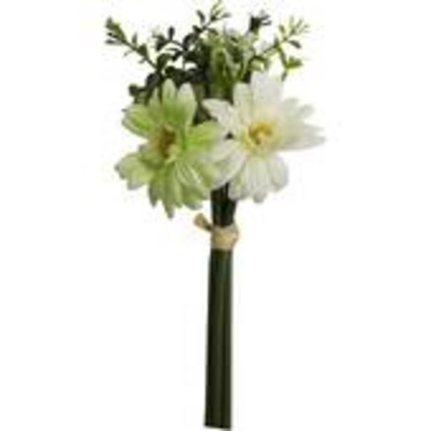 Cream and Green Daisy and Hydrangea Bundle 22cm offer at £3.3