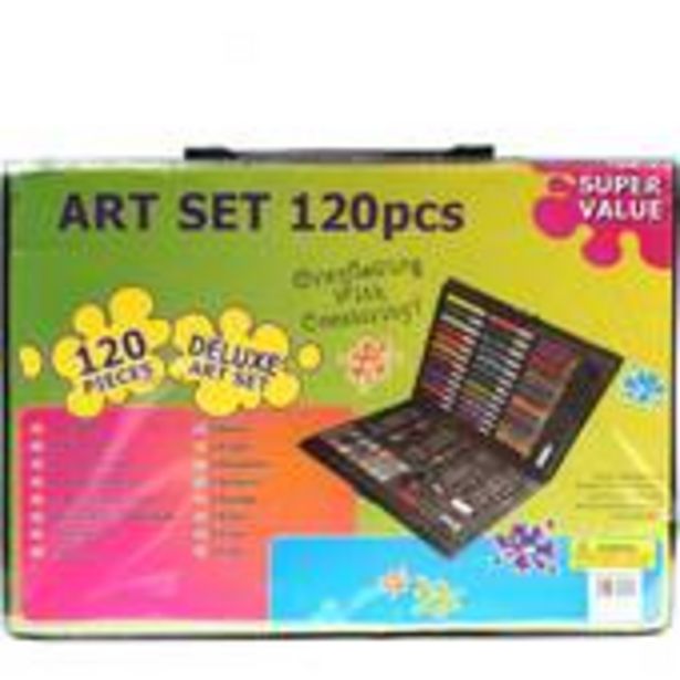 Deluxe Art Set 120 Pieces offer at £8