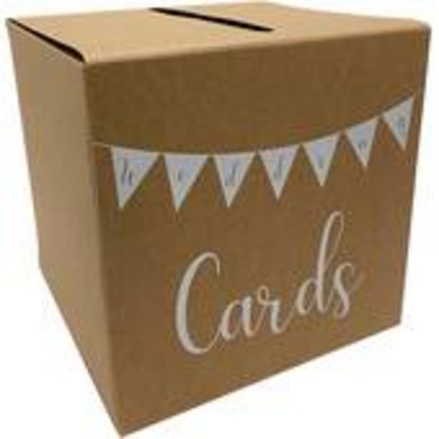 Kraft Wedding Card Box offer at £4