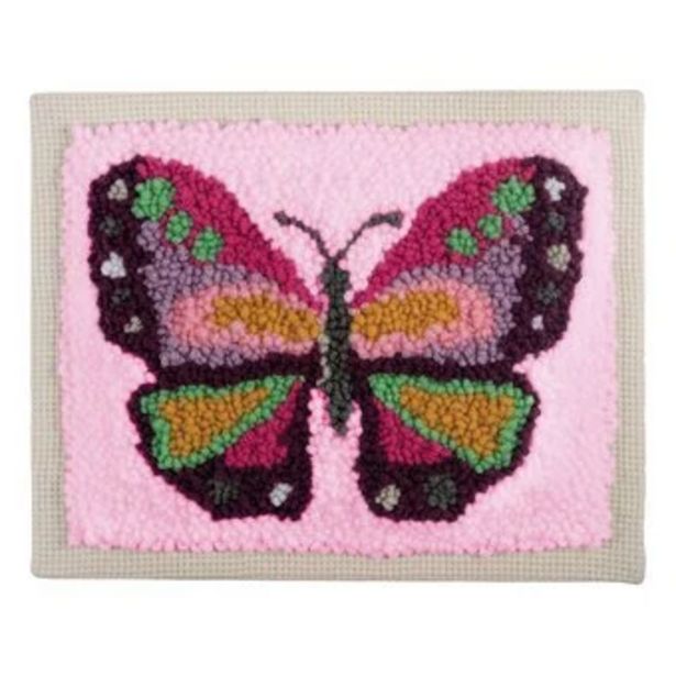 Trimits Butterfly Punch Needle Kit offers at £14 in Hobbycraft
