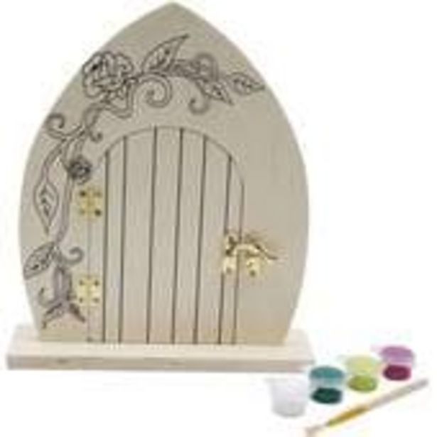 Paint Your Own Wooden Fairy Door offer at £3.5