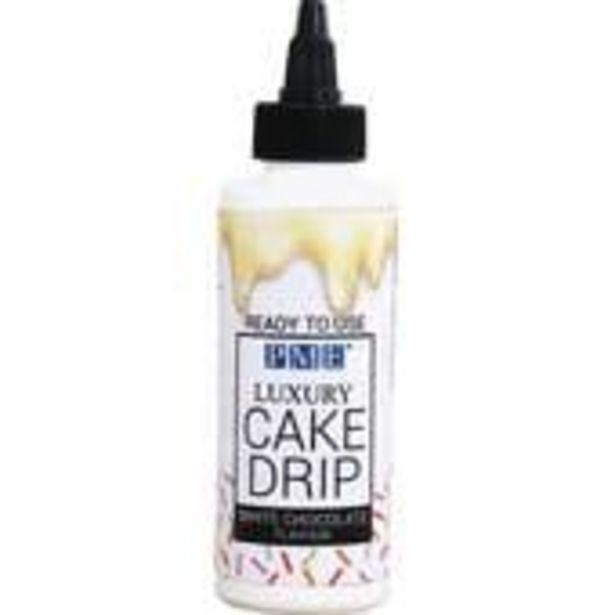 PME White Chocolate Luxury Cake Drip 150g offer at £5