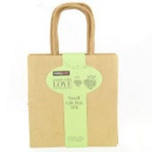 Kraft Gift Bag 12cm 5 Pack offer at £2.5