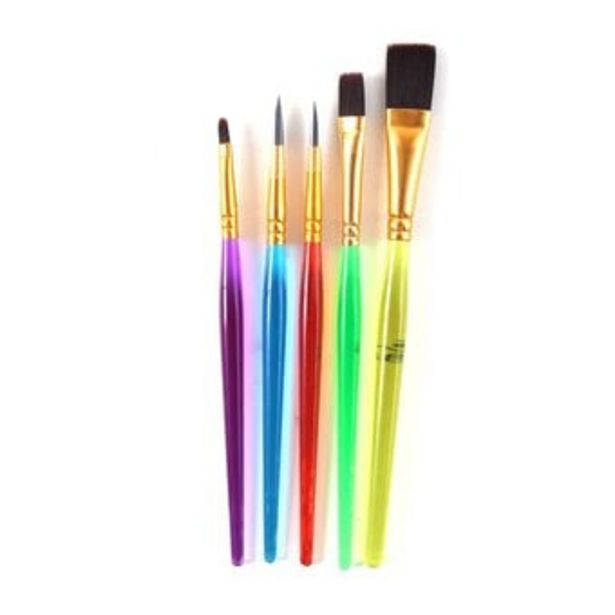 Coloured Brushes 5 Pack offers at £3.49 in Hobbycraft