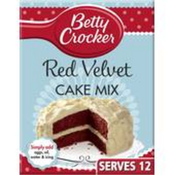 Betty Crocker Red Velvet Chocolate Cake Mix 425g offer at £2