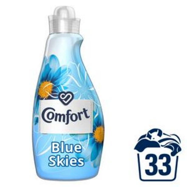 Comfort Blue Skies Fabric Conditioner 33 Washes 1.16L offer at £2